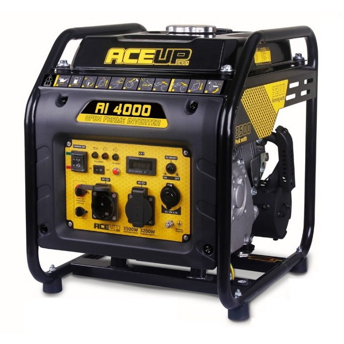 Інверторний бензиновий електрогенератор UNITED POWER AI 4000, 1 фаза (220-240В) 3,2 кВт